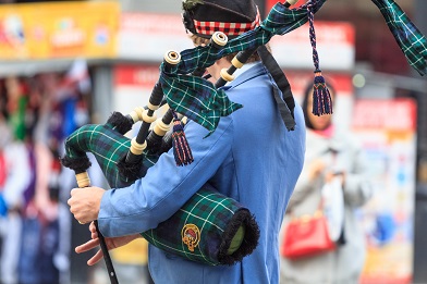 image of bagpiper